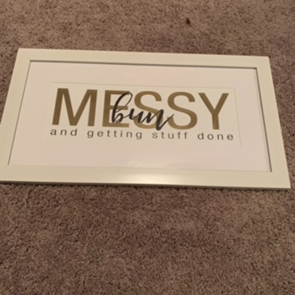 Glass wall sign